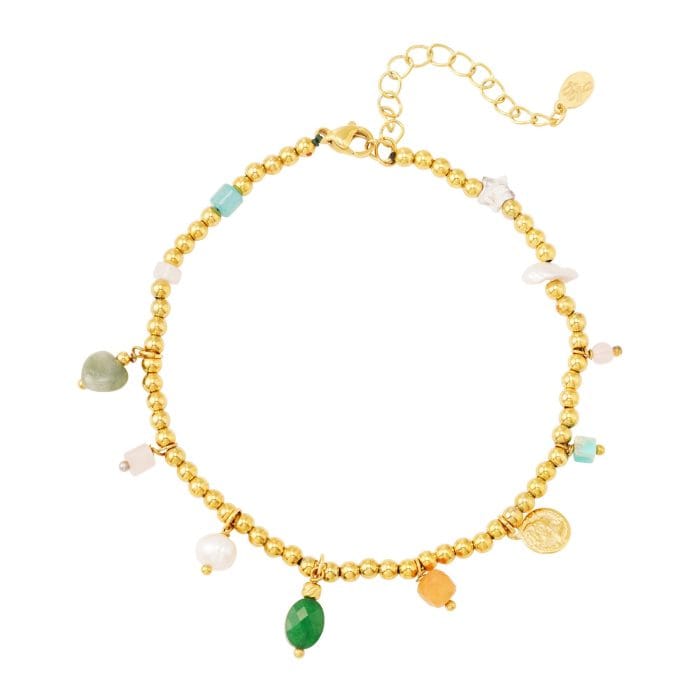 Αλυσίδα Ποδιού Ημιπολύτιμες Χάντρες - Image 2