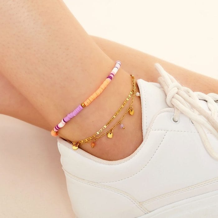 Αλυσίδα Ποδιού Ημιπολύτιμες Χάντρες - Image 3