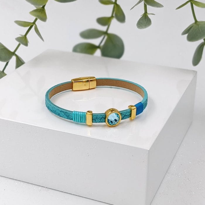 Γυναικείο βραχιόλι με κρύσταλλο Swarovski - Image 4