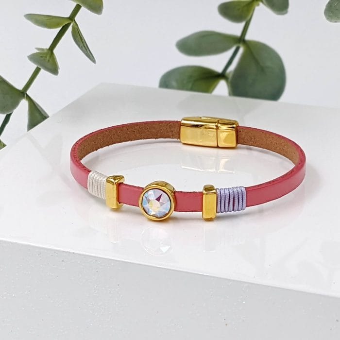 sb206659-2 Γυναικείο βραχιόλι με κρύσταλλο Swarovski - Image 2