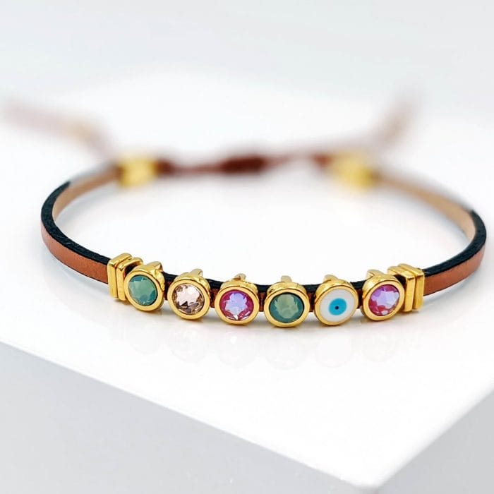 Γυναικείο βραχιόλι με κρύσταλλα Swarovski - Image 2