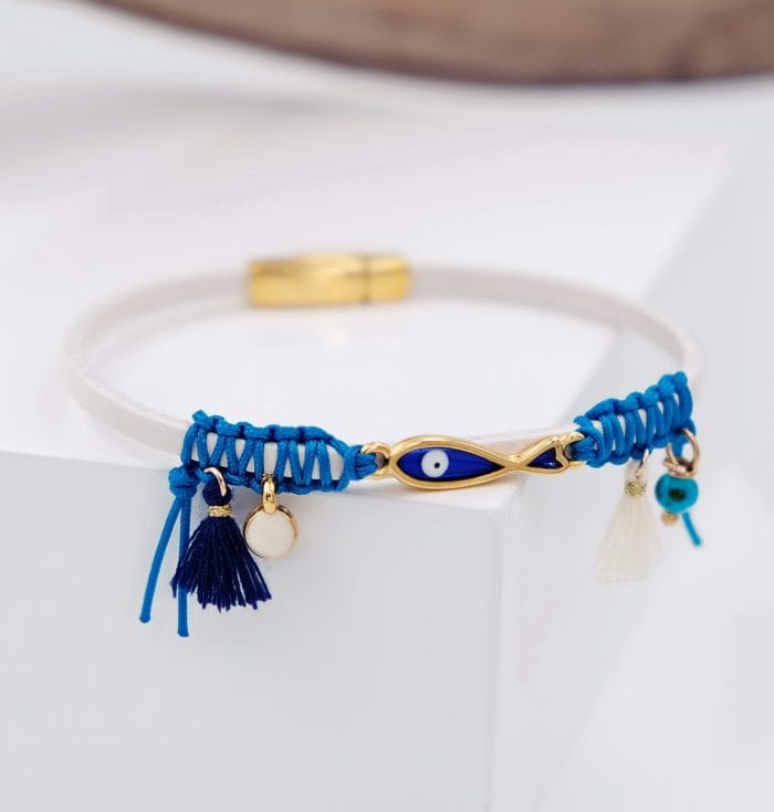 Χειροποίητο δερμάτινο βραχιόλι