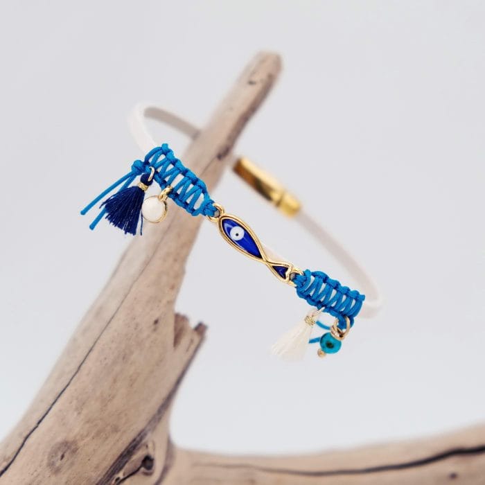 Χειροποίητο δερμάτινο βραχιόλι - Image 2