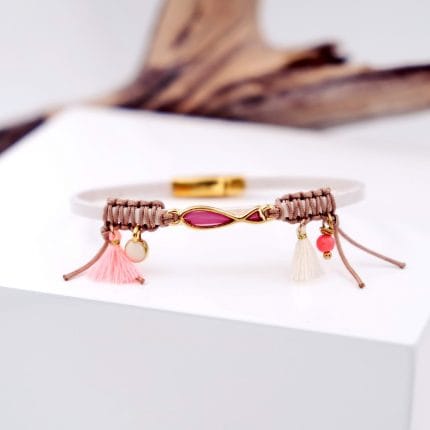 Χειροποίητο δερμάτινο βραχιόλι