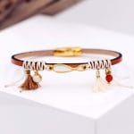 Χειροποίητο δερμάτινο βραχιόλι - Image 2