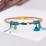 Χειροποίητο δερμάτινο βραχιόλι - Image 2