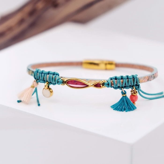 Χειροποίητο δερμάτινο βραχιόλι