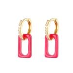 Σκουλαρίκια κρίκοι με ζιργκόν