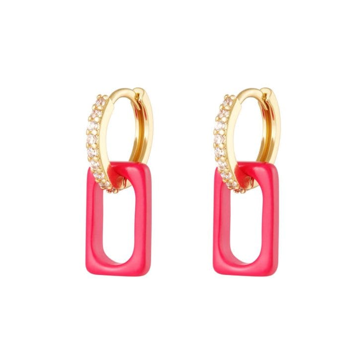 Σκουλαρίκια κρίκοι με ζιργκόν