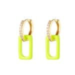 Σκουλαρίκια κρίκοι με ζιργκόν