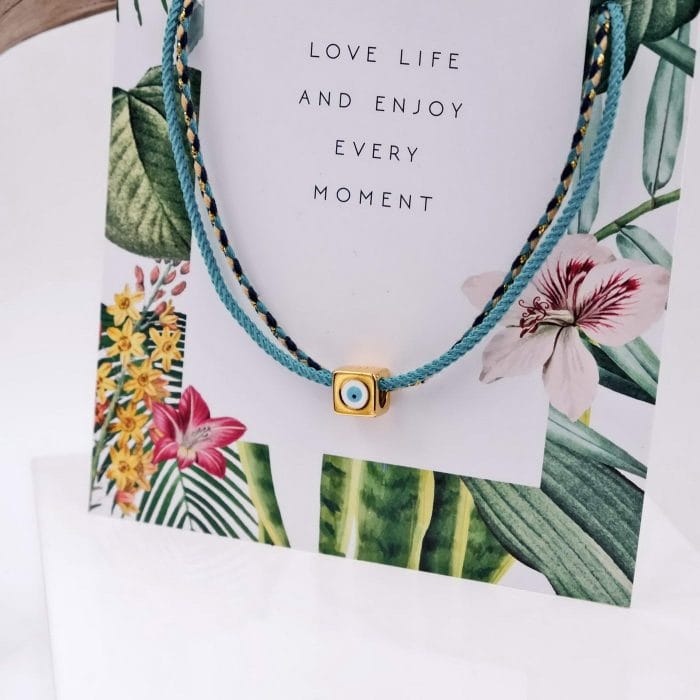 Κοντό κολιέ από κορδόνια - Image 3