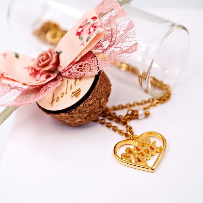 Κολιέ σε μπουκαλάκι για τη μαμά - Image 2
