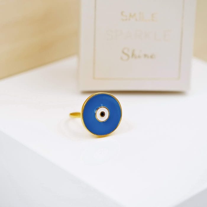 Δαχτυλίδι με μάτι από σμάλτο - Image 2