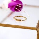 Επίχρυσο δαχτυλίδι από ατσάλι - Image 3