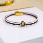 Δερμάτινο βραχιόλι γυναικείο