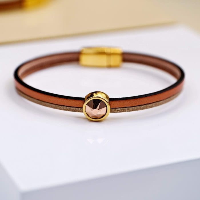 Χειροποίητο δερμάτινο βραχιόλι - Image 3