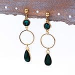 Χειροποίητα σκουλαρίκια Enamel drop - Image 5