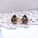 Χειροποίητα καρφωτά σκουλαρίκια Crystals - Image 4