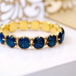 Ελαστικό βραχιόλι με κρύσταλλα - Image 3