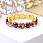 Ελαστικό βραχιόλι με κρύσταλλα - Image 3