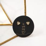 Σκουλαρίκια Toolittle – Καρδιά Glitter