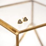 Σκουλαρίκια Toolittle – Καρδιά Glitter - Image 2