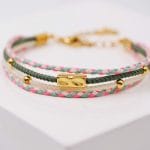 Βραχιόλι με βαμβακερά κορδόνια - Image 3