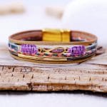 Δερμάτινο βραχιόλι Blue Ocean - Image 2