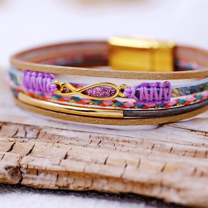 Δερμάτινο βραχιόλι Blue Ocean - Image 3