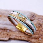 Δερμάτινο βραχιόλι Blue Ocean - Image 3