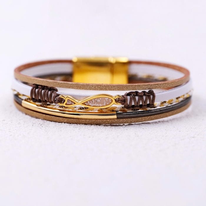 Δερμάτινο βραχιόλι Blue Ocean - Image 2