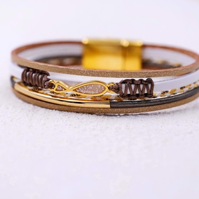 Δερμάτινο βραχιόλι Blue Ocean - Image 3