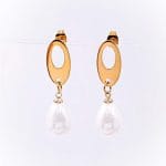 Επίχρυσα σκουλαρίκια σταγόνες