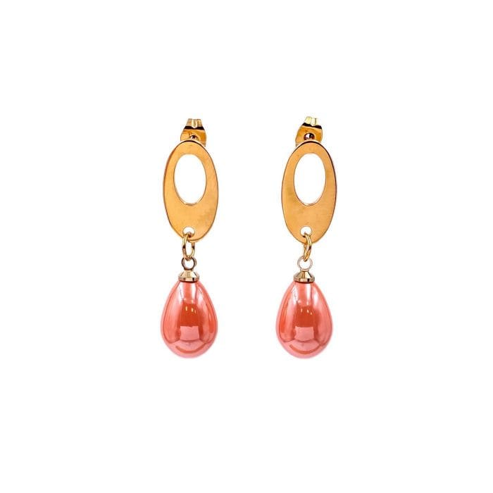 Επίχρυσα σκουλαρίκια σταγόνες Επίχρυσα σκουλαρίκια σταγόνες