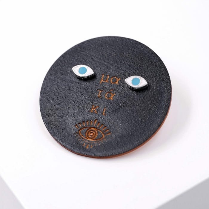 Επίχρυσα σκουλαρίκια ματάκια