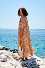 Μακρύ καφτάνι KOKKOSAMMOU Antiparos - Image 2