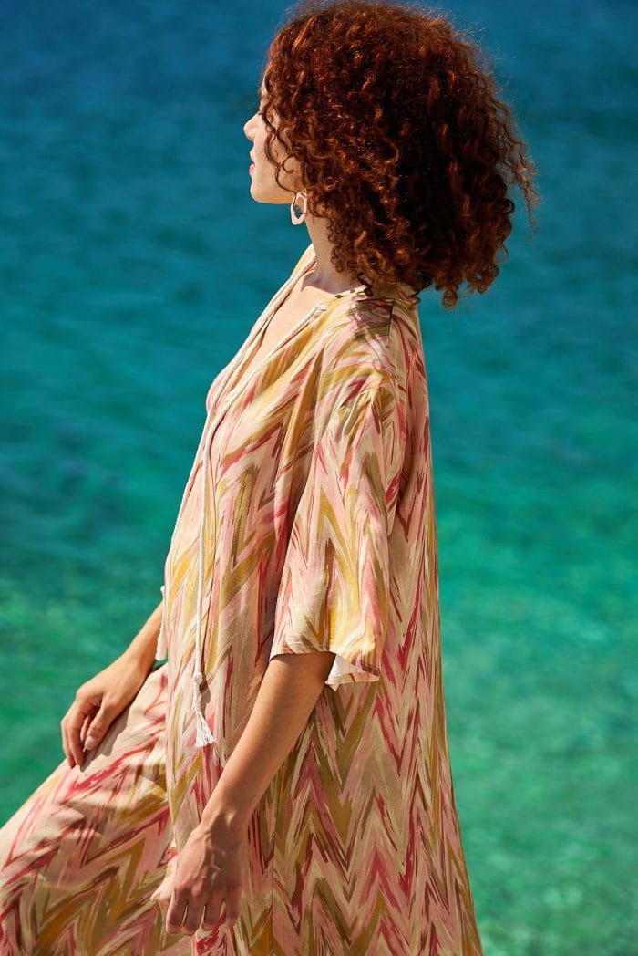 Μακρύ καφτάνι Antiparos