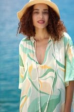 Μακρύ καφτάνι KOKKOSAMMOU Kythera - Image 5