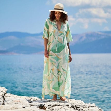 Μακρύ καφτάνι Kythera