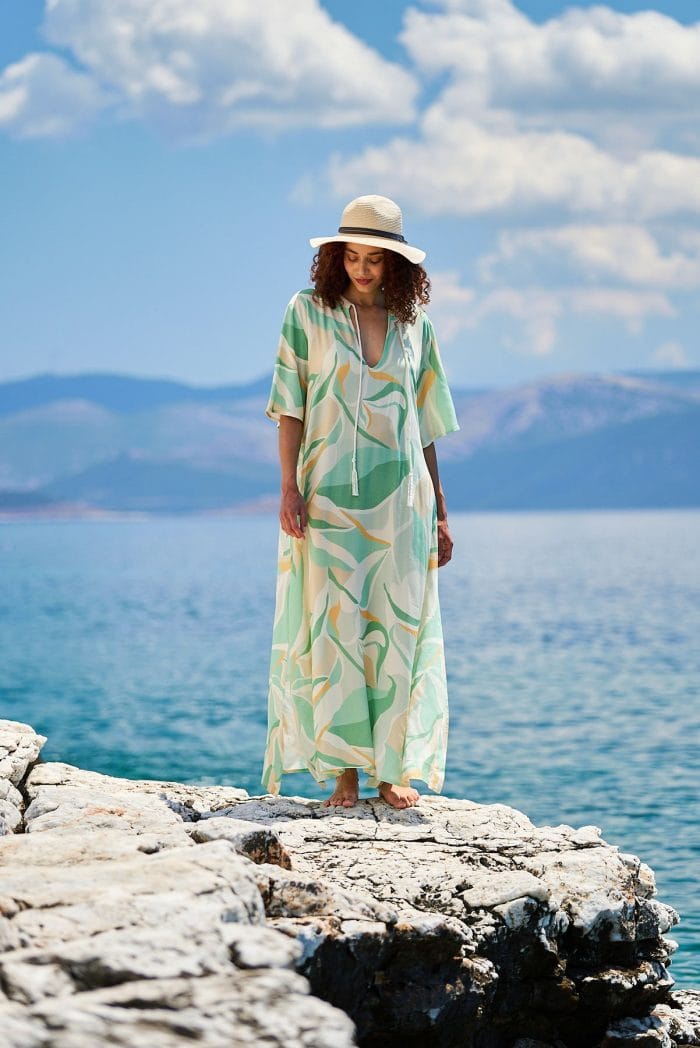 Μακρύ καφτάνι Kythera