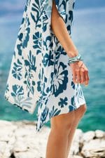 Κοντό καφτάνι KOKKOSAMMOU Amorgos - Image 3