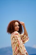 Μακρύ καφτάνι - κιμονό KOKKOSAMMOU Paros - Image 5