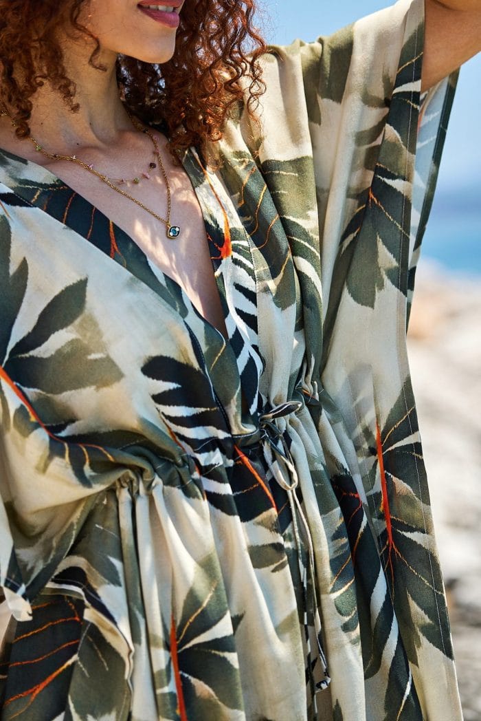 Κοντό καφτάνι KOKKOSAMMOU Delphoi - Image 3