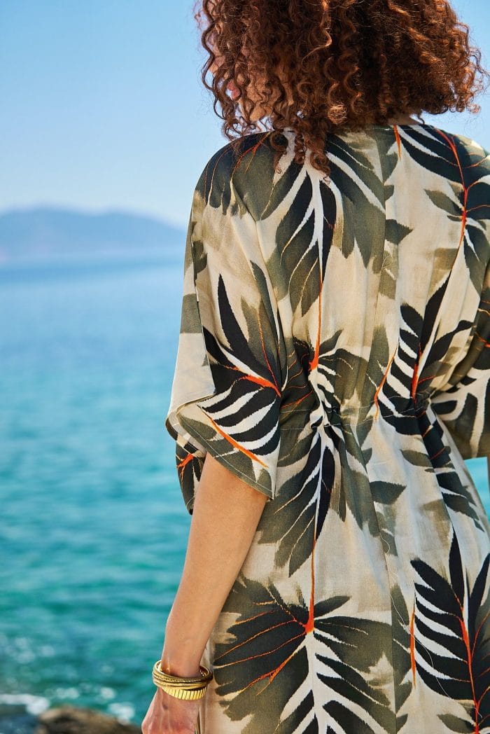 Κοντό καφτάνι KOKKOSAMMOU Delphoi - Image 2