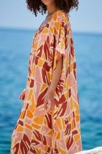 Μακρύ καφτάνι KOKKOSAMMOU Naxos - Image 4