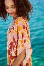 Μακρύ καφτάνι KOKKOSAMMOU Naxos - Image 3