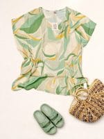 Κοντό καφτάνι KOKKOSAMMOU Kythera - Image 2