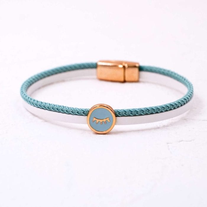 Δερμάτινο Βραχιόλι Σμάλτο - Image 1